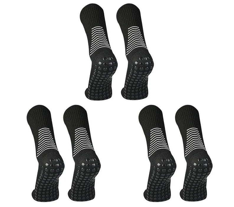 3 Paar mittelhohe Fußballsocken